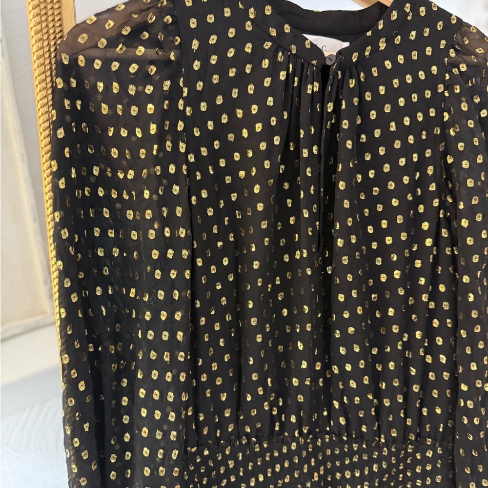 A.L.C. Sidney Metallic Dot Dress - Picture 5 of 12